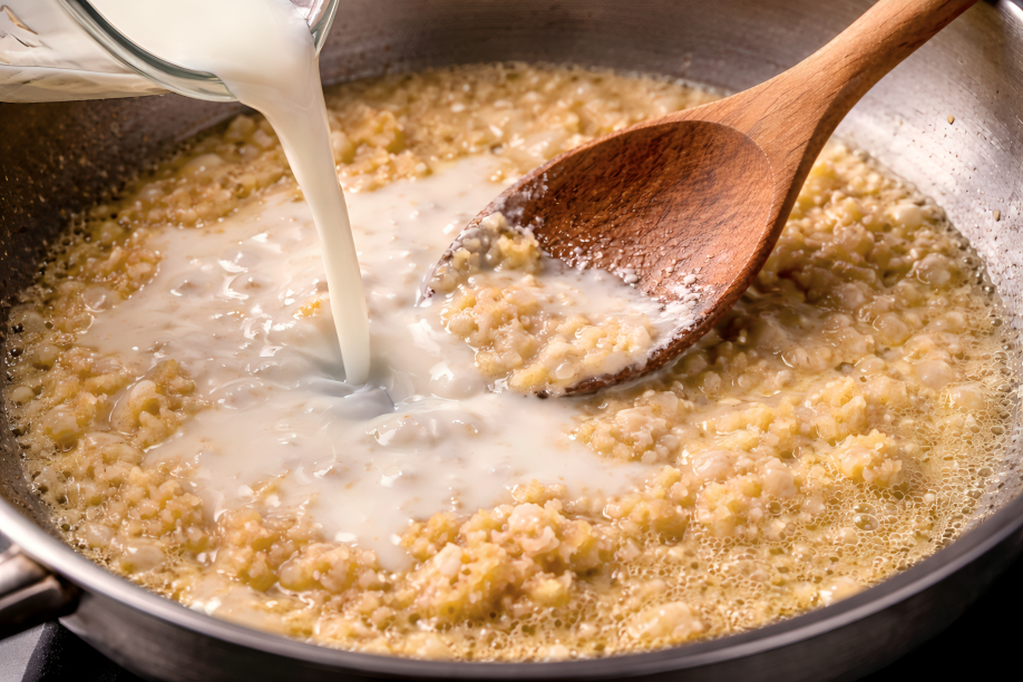 Add the Milk Gradually