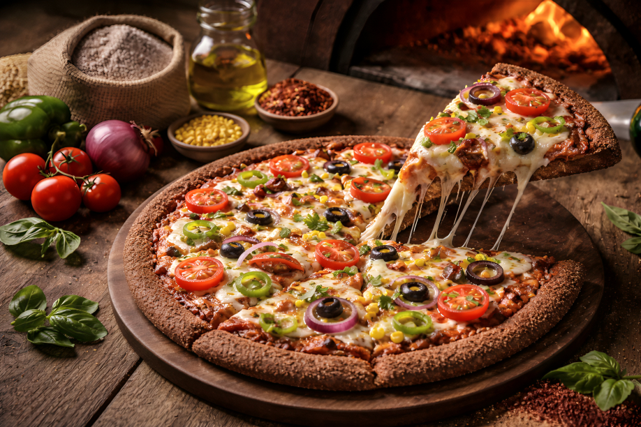 Delicious Bite of Ragi Pizza