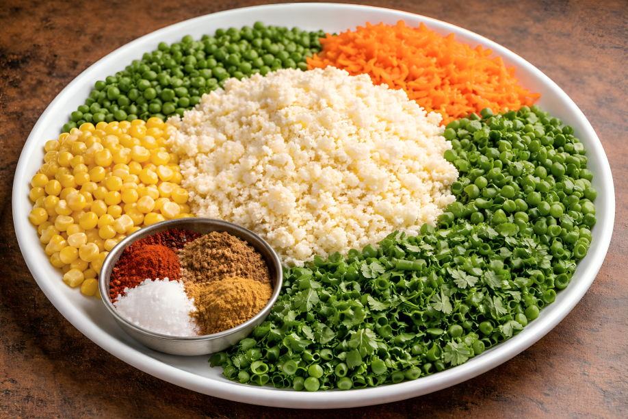 Ingredients for Paneer Veg Paratha