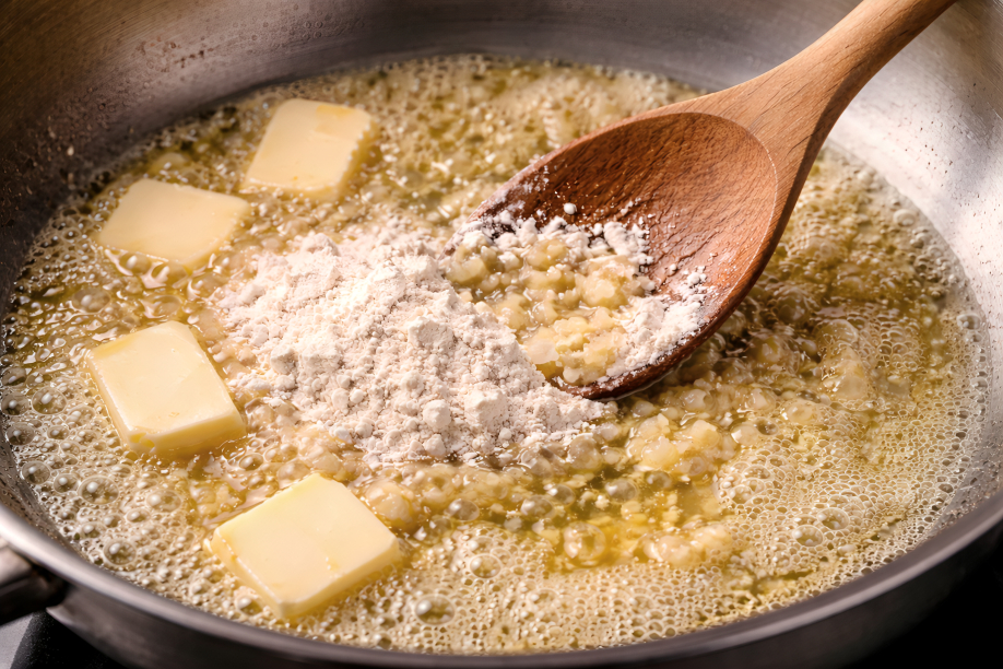 Make butter-flour mixture